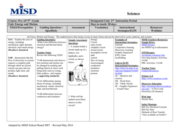 Inspire science grade 8 answer key