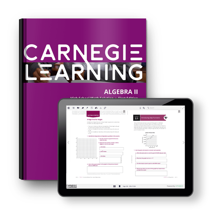 Carnegie learning algebra 2 answer key