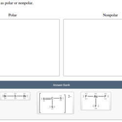 Classify each molecule as polar or nonpolar.