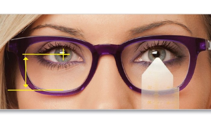 How to measure segment height for progressive lenses